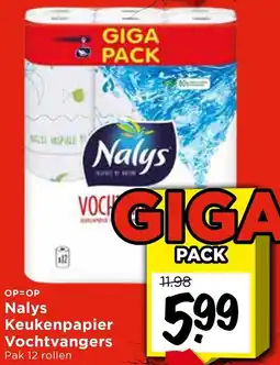 Vomar Voordeelmarkt Nalys Keukenpapier Vochtvangers aanbieding