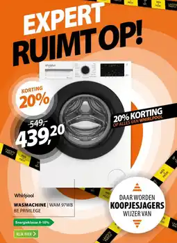 Expert Whirlpool Wasmachine aanbieding