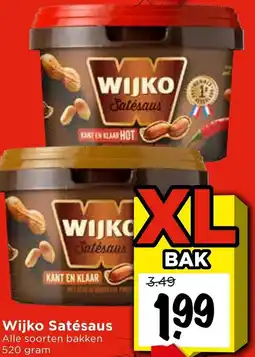 Vomar Voordeelmarkt Wijko Satésaus aanbieding