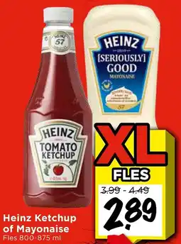 Vomar Voordeelmarkt Heinz Ketchup of Mayonaise aanbieding