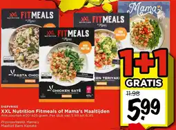Vomar Voordeelmarkt XXL Nutrition Fitmeals of Mama's Maaltijden aanbieding