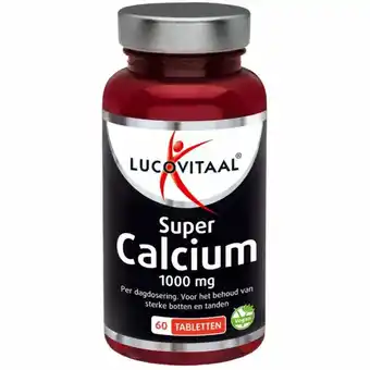 Plein.nl 2+2 gratis: Lucovitaal Super Calcium 1000 mg 60 aanbieding