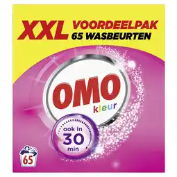 Plein.nl 1+1 gratis: OMO Waspoeder Kleur 65 Wasbeurten aanbieding