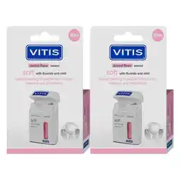 Plein.nl 2x Vitis Waxed Dental Floss aanbieding