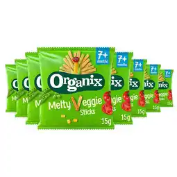 Plein.nl 2e halve prijs: 8x Organix Baby Knabbels 7+m aanbieding