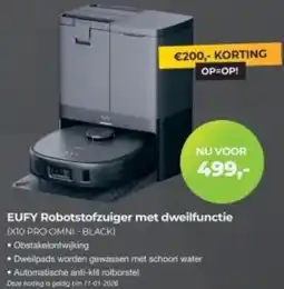 EP Beerepoot Eufy Robotstofzuiger met Dweilfunctie aanbieding