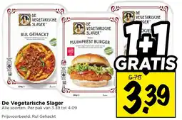 Vomar Voordeelmarkt De Vegetarische Slager aanbieding