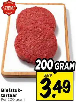 Vomar Voordeelmarkt Biefstuk Tartaar aanbieding