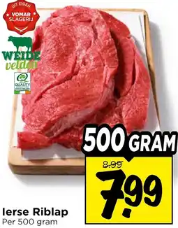 Vomar Voordeelmarkt lerse Riblap aanbieding