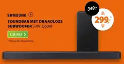 Expert Samsung soundbar met draadloze subwoofer HW-Q600F aanbieding