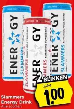 Vomar Voordeelmarkt Slammers Energy Drink aanbieding