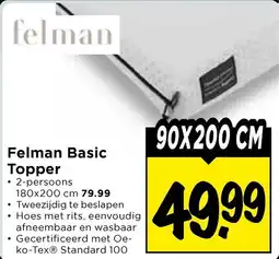 Vomar Voordeelmarkt Felman Basic Topper aanbieding