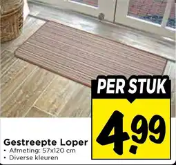 Vomar Voordeelmarkt Gestreepte Loper aanbieding