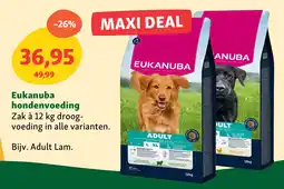 Maxi Zoo Eukanuba Hondenvoeding aanbieding