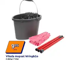 Action Vileda mopset Wring&Go aanbieding