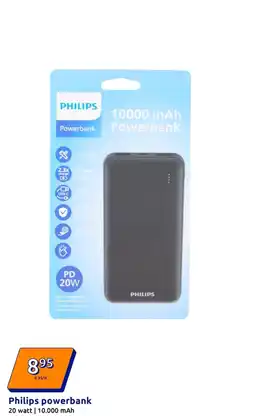 Action Philips powerbank aanbieding