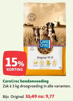 Maxi Zoo CaroCroc hondenvoeding aanbieding