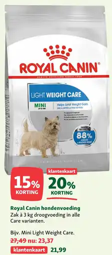 Maxi Zoo Royal Canin hondenvoeding aanbieding