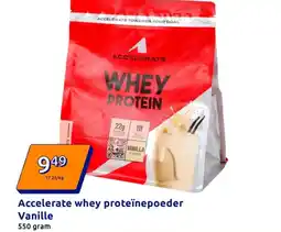 Action Accelerate whey proteïnepoeder Vanille aanbieding