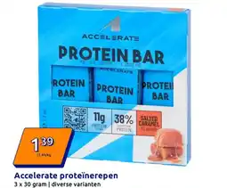 Action Accelerate proteïnerepen aanbieding