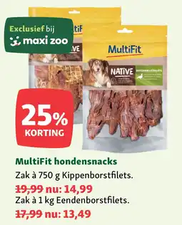 Maxi Zoo MultiFit hondensnacks aanbieding