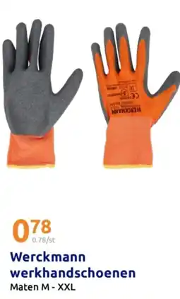 Action Werckmann werkhandschoenen aanbieding