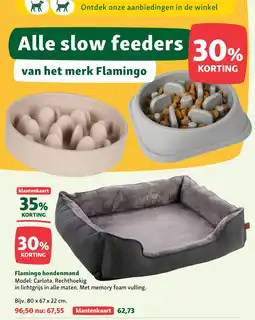 Maxi Zoo Flamingo Hondenmand aanbieding