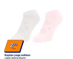 Action Kaytan yoga sokken aanbieding