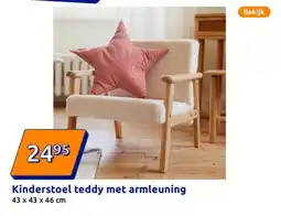 Action Kinderstoel teddy met armleuning aanbieding