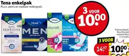 Kruidvat Tena enkelpak aanbieding