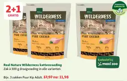 Maxi Zoo Real Nature Wilderness Kattenvoeding aanbieding