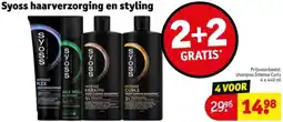 Kruidvat Syoss haarverzorging en styling aanbieding