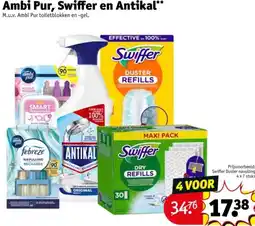 Kruidvat Ambi Pur, Swiffer en Antikal aanbieding