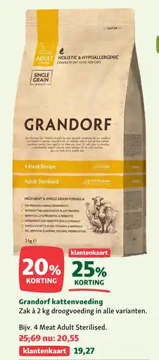 Maxi Zoo Grandorf kattenvoeding aanbieding