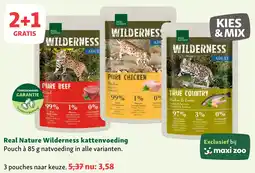 Maxi Zoo Real Nature Wilderness Kattenvoeding aanbieding