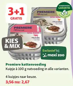 Maxi Zoo Premiere Kattenvoeding aanbieding