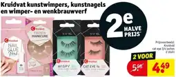 Kruidvat Kruidvat kunstwimpers, kunstnagels en wimper en wenkbrauwverf aanbieding