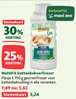 Maxi Zoo MultiFit kattenbakverfrisser aanbieding