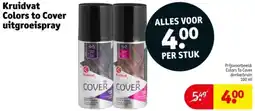 Kruidvat Kruidvat Colors to Cover uitgroeispray aanbieding