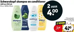 Kruidvat Schwarzkopf shampoo en conditioner aanbieding