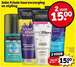 Kruidvat John Frieda haarverzorging en styling aanbieding