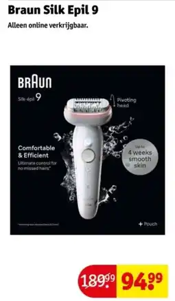 Kruidvat Braun Silk Epil 9 aanbieding