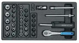 Conrad Gedore 1500 ES-20 6626230 Dopsleutelset Metrisch 1/4 (6.3 mm) 37-delig aanbieding