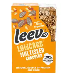 Dirk Leev Bio low-carb crackers multiseeds aanbieding