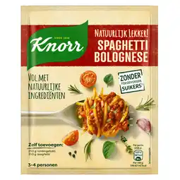 Dirk Knorr Kruidenmix natuurlijk spaghetti bolognese aanbieding