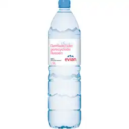 Dirk Evian Mineraalwater koolzuurvrij aanbieding