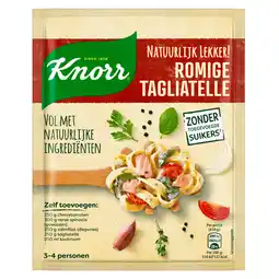 Dirk Knorr Kruidenmix natuurlijk romige tagliatelle aanbieding