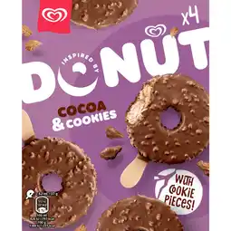 Dirk Ola Chocolate donut stick 4 st aanbieding