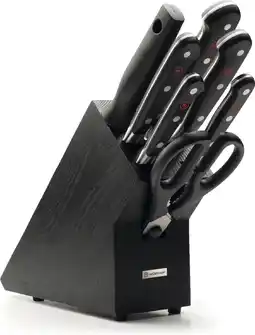 Bol.com Wüsthof Classic messenblok gevuld 7dlg. zwart essen aanbieding