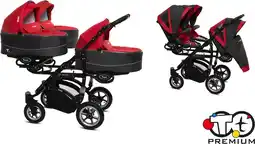 Bol.com B Active Trippy drieling kinderwagen 2in1 (levertijd 3 á 4 weken) 08 Rosso aanbieding